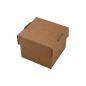 Preview: Burger Faltbox Kraftkarton braun 12,0x 12,0 x 10,0cm