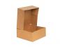 Preview: Karton mit Klappdeckel Kraft braun 34,0x34,0x10,0cm FSC® Mix