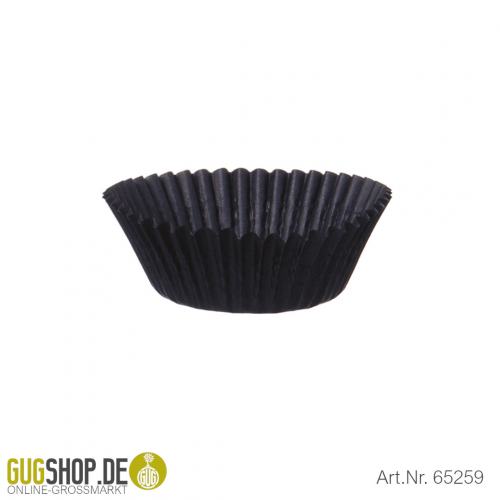 Muffin Backkapseln schwarz Ø 5,0cm