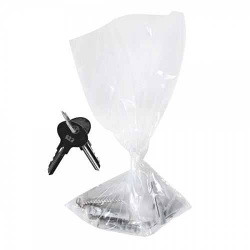 Preview: Toilettenpapierspender "Jumbo" Edelstahl abschließbar, Wandmontage