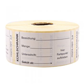 Preview: Etikett "Kühlschrank" selbstklebend auf Rolle