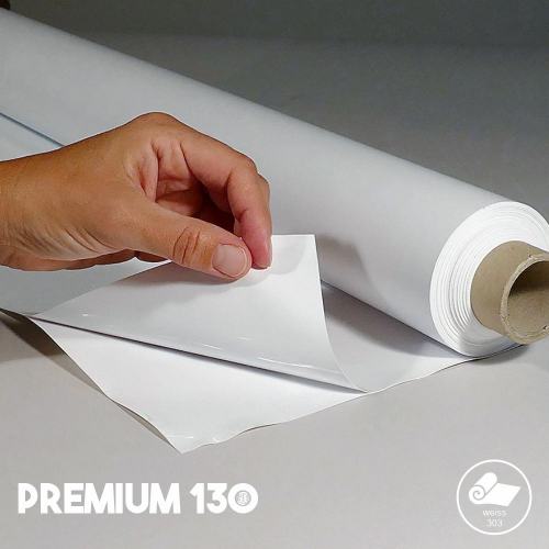 Preview: Premium Lackfolie weiß