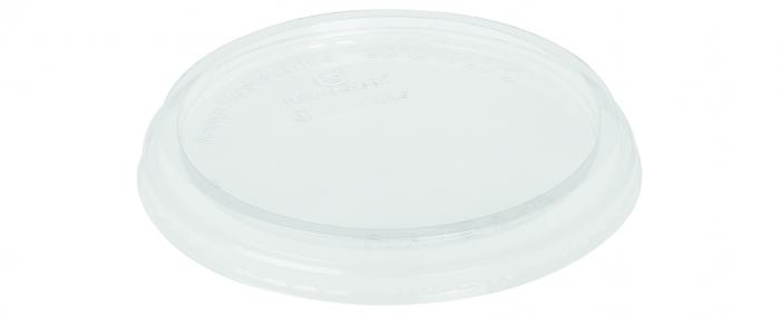Flachdeckel Ø12,10cm PLA zu Feinkost Becher