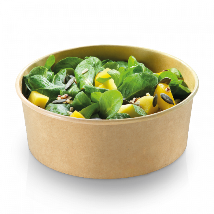 Bowl #6 Kraftpapier Ø18,5x6,6cm FSC®/PLA 1300ml