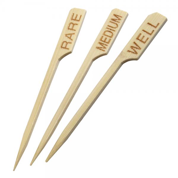 Bambus Food/Steakmarker RARE 9,0cm