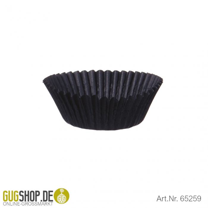 Muffin Backkapseln schwarz Ø 5,0cm
