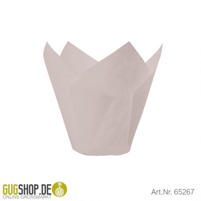 Tulip - Backkapseln weiß Ø 5,0 cm