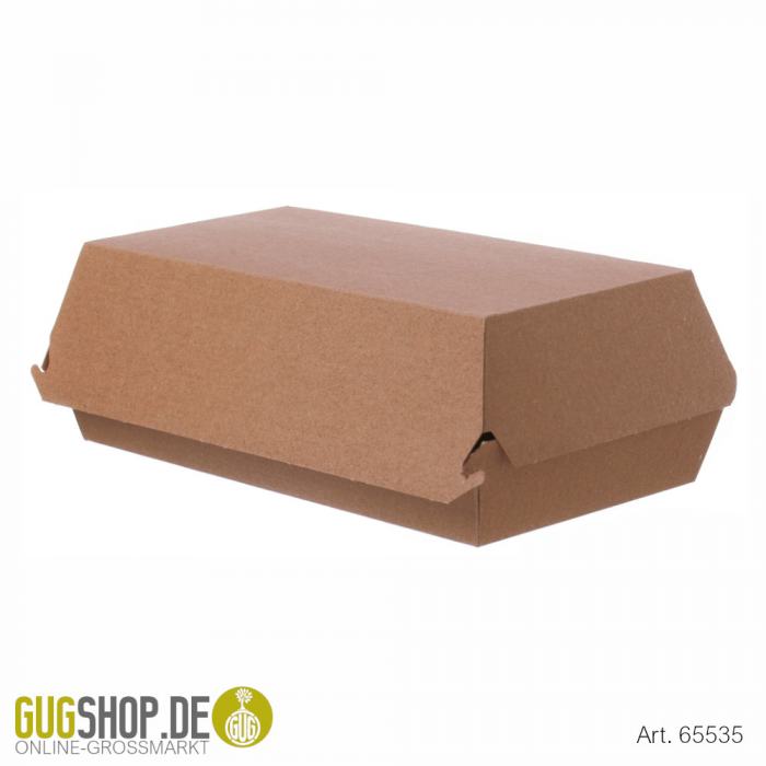 Doppel Klappbox Kraftkarton braun 25,0x13,0x7,9cm