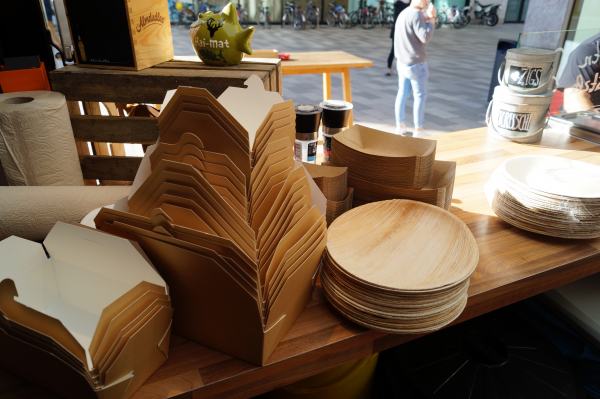 Palmblatt Teller rund ohne Rand Ø 20,0cm