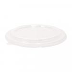 Flachdeckel rPET transparent Ø18,5cm