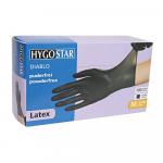 Latex Einweghandschuh Diablo schwarz HYGOSTAR