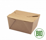 Take-Away-Box #1/600ml braun Kraftpapier FSC®/PLA