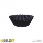 Muffin Backkapseln schwarz Ø 5,0cm