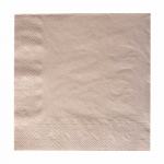 Tissue Cocktail-Servietten natur-braun Recycling FSC 24 x 24cm 1/4 Falz 2-lagig