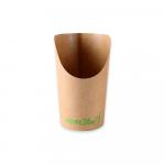 Wrap Becher 400ml Kraftpapier extra stark