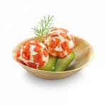 Schälchen rund 6,0cm Palmblatt